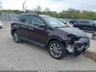 2017 Toyota Rav4 Limited Burgundy vin: 2T3DFREV8HW603567