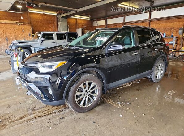 2T3DFREV8JW717347 2018 TOYOTA LIMITED Black Vista tres cuartos delantera izquierda