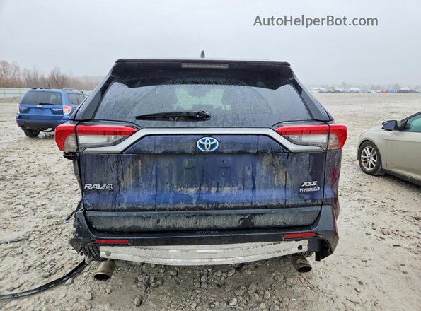 2T3EWRFV0LW087281 2020 TOYOTA RAV4 Синий Вид сзади