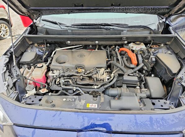 2T3EWRFV0LW087281 2020 TOYOTA RAV4 Синий Вид подкапотного пространства