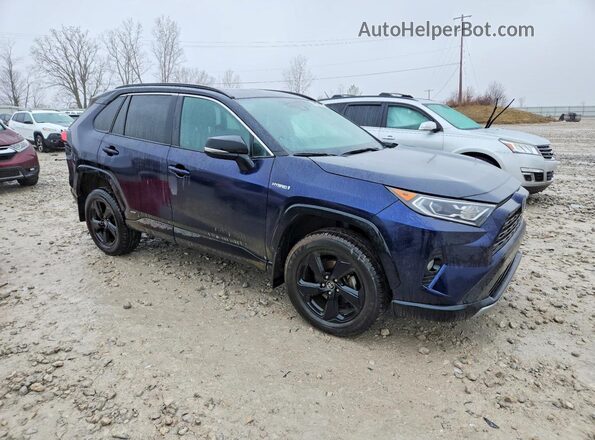 2T3EWRFV0LW087281 2020 TOYOTA RAV4 Синий Передняя правая четверть