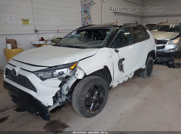 2T3EWRFV8LW054562 2020 TOYOTA RAV4 HYBRID Черный Передняя левая четверть