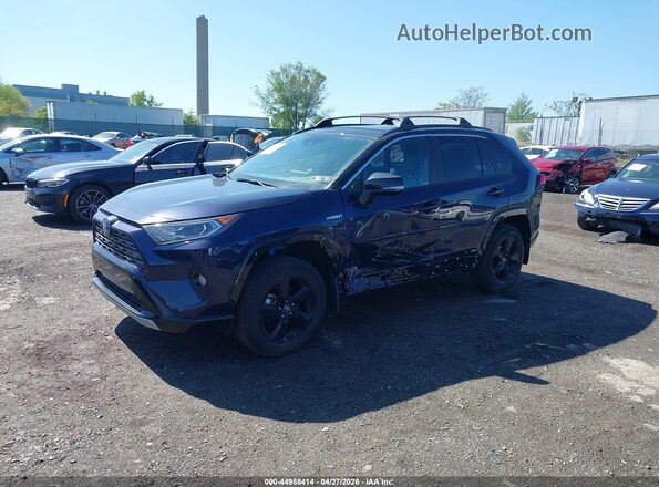 2T3EWRFV9LW072875 2020 TOYOTA RAV4 HYBRID Dark Blue Przód lewy