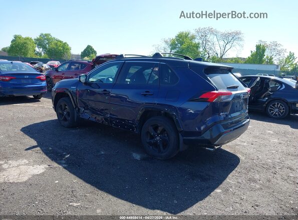 2T3EWRFV9LW072875 2020 TOYOTA RAV4 HYBRID Dark Blue Tył lewy