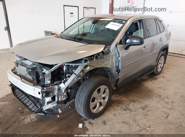2T3F1RFV8SW559938 2025 TOYOTA LE Silver Առջևի ձախ երեք քառորդ տեսարան