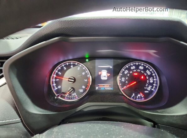2T3F1RFV9KC033366 2019 TOYOTA LE Gray Instrument cluster view