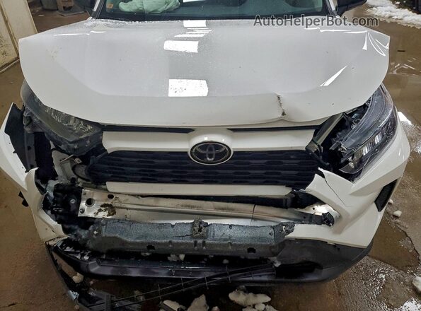 2T3F1RFVXMC216584 2021 TOYOTA LE White Vista del compartimento del motor