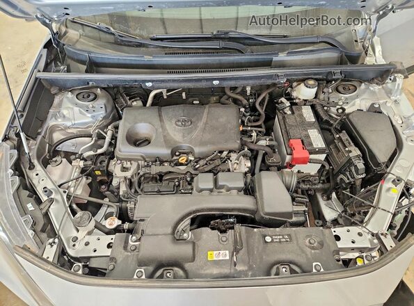2T3F1RFVXNW303059 2022 TOYOTA LE Серебряный Вид подкапотного пространства