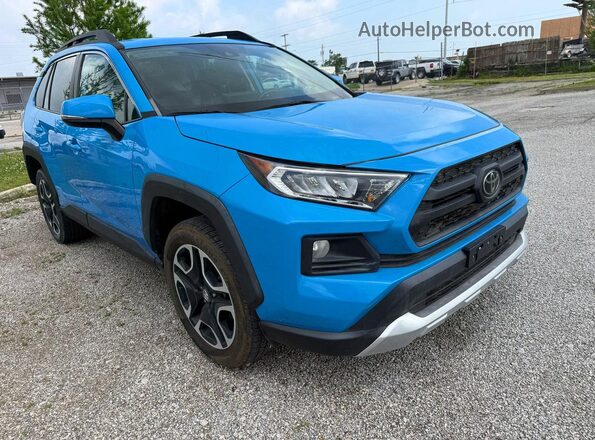 2T3J1RFV6LC094511 2020 TOYOTA RAV4 Синий Передняя левая четверть