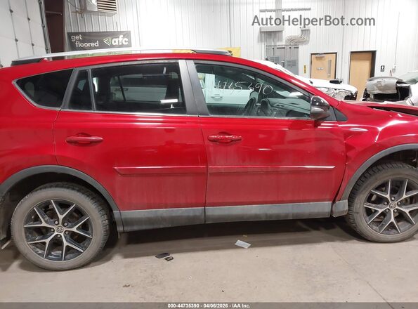 2T3JFREV6GW433890 2016 TOYOTA RAV4 Maroon უკანა სალონის ხედი