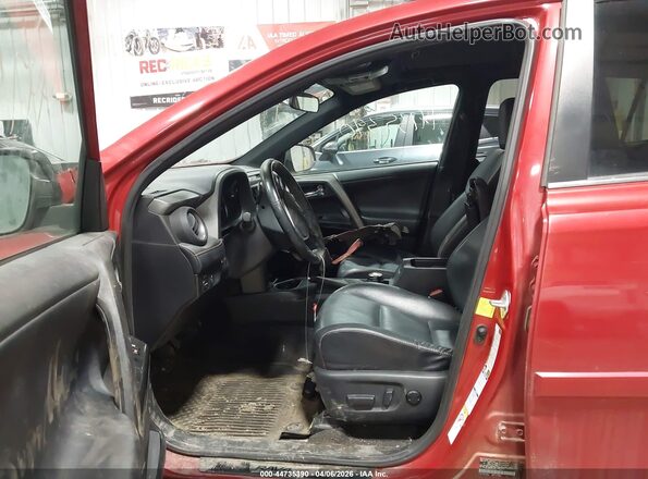 2T3JFREV6GW433890 2016 TOYOTA RAV4 Maroon წინა სალონის ხედი