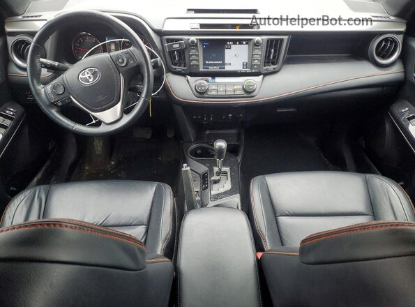 2T3JFREV6GW510905 2016 TOYOTA RAV4 Красный Вид панели приборов