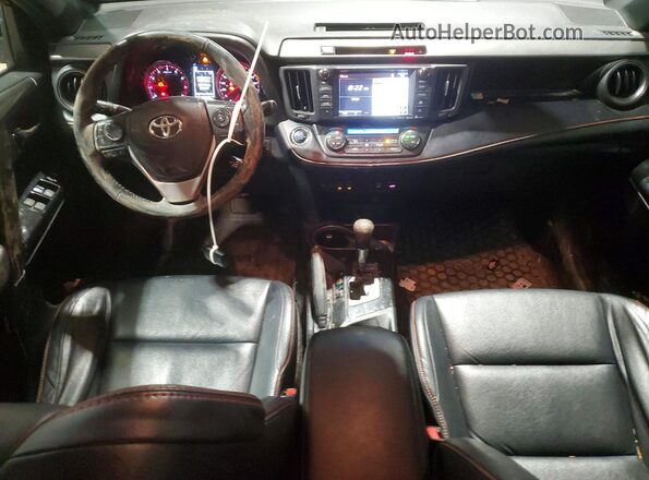 2T3JFREVXJW780503 2018 TOYOTA RAV4 Black Vista del salpicadero