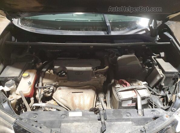 2T3JFREVXJW780503 2018 TOYOTA RAV4 Black Vista del compartimento del motor
