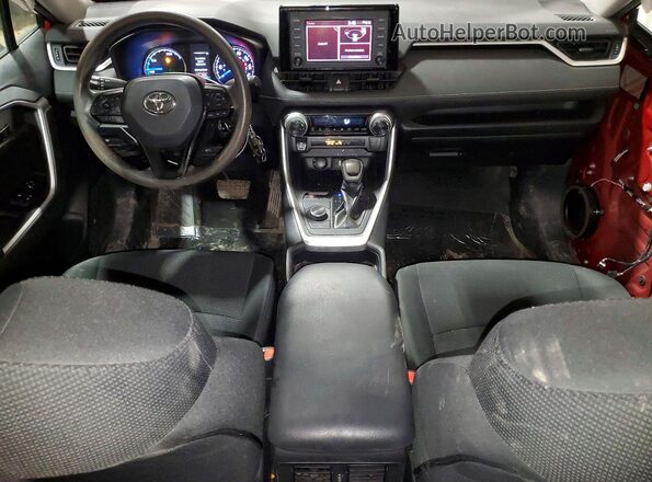2T3MWRFV7KW014810 2019 TOYOTA LE Burgundy Вид панелі приладів
