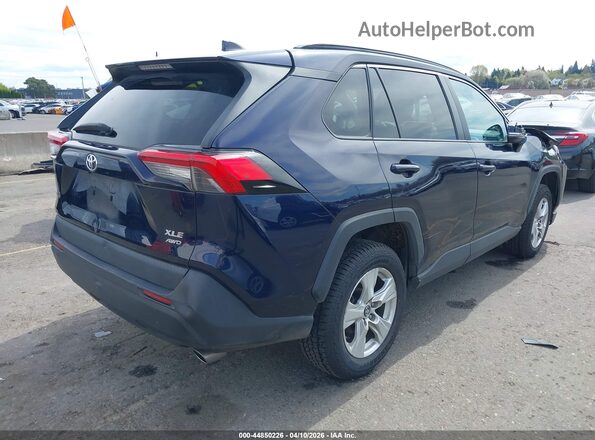 2T3P1RFV0KC029601 2019 TOYOTA LE Dark Blue Задняя правая четверть