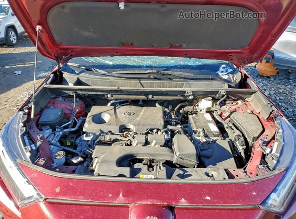 2T3P1RFV0NW305262 2022 TOYOTA LE Красный Вид подкапотного пространства