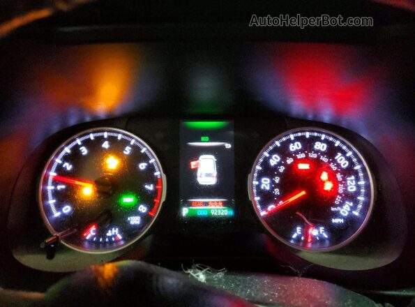 2T3P1RFV1LW084560 2020 TOYOTA LE Серый Вид щитка приборов