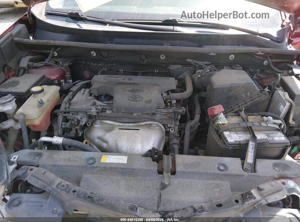 2T3RFREV3JW759995 2018 TOYOTA RAV4 Red უკანა ხედი