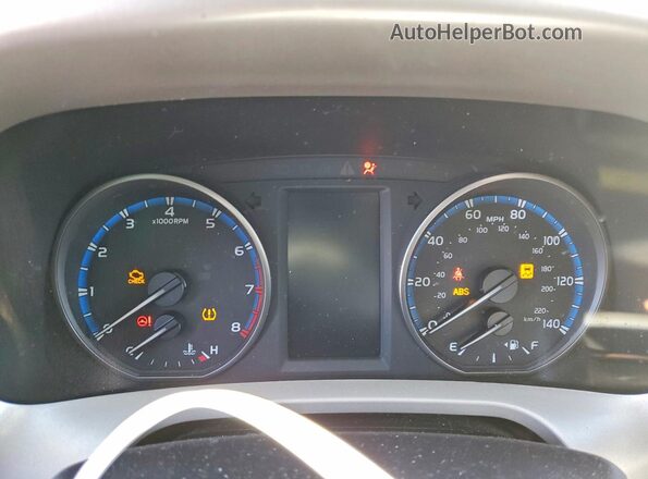 2T3RFREV4HW649970 2017 TOYOTA LE Черный Вид щитка приборов