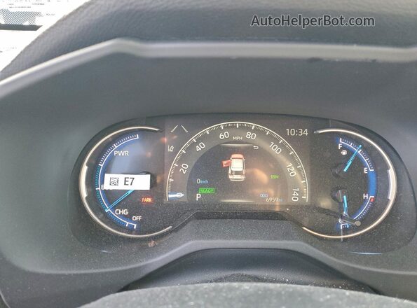 2T3RWRFV7SW280429 2025 TOYOTA LE Серый Вид щитка приборов