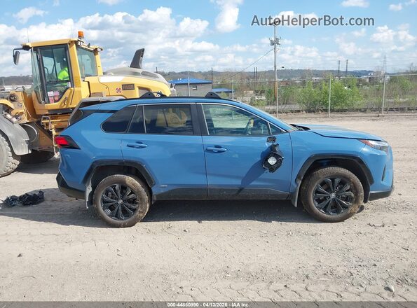 2T3T6RFV0RW074305 2024 TOYOTA RAV4 HYBRID Синий Панорамный вид салона 360°