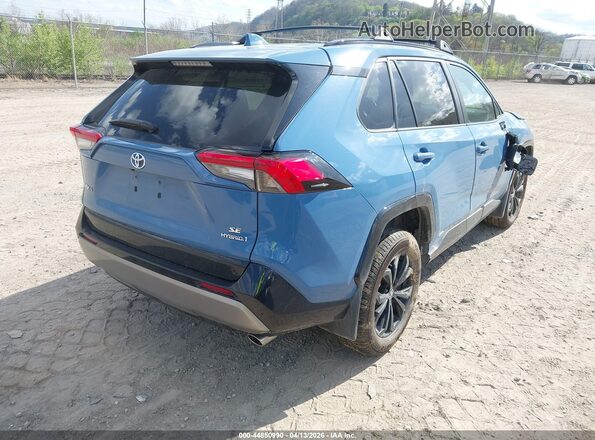 2T3T6RFV0RW074305 2024 TOYOTA RAV4 HYBRID Синий Задняя правая четверть