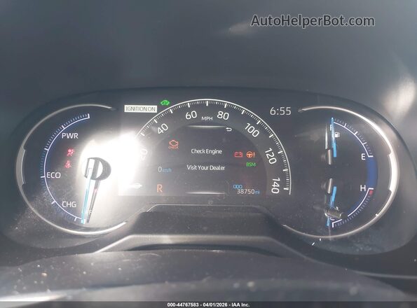 2T3T6RFV3PW045345 2023 TOYOTA RAV4 HYBRID White Widok tylnych siedzeń