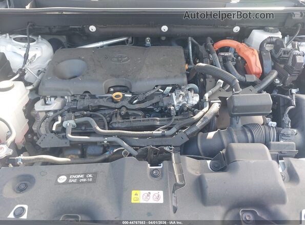 2T3T6RFV3PW045345 2023 TOYOTA RAV4 HYBRID White Widok z tyłu