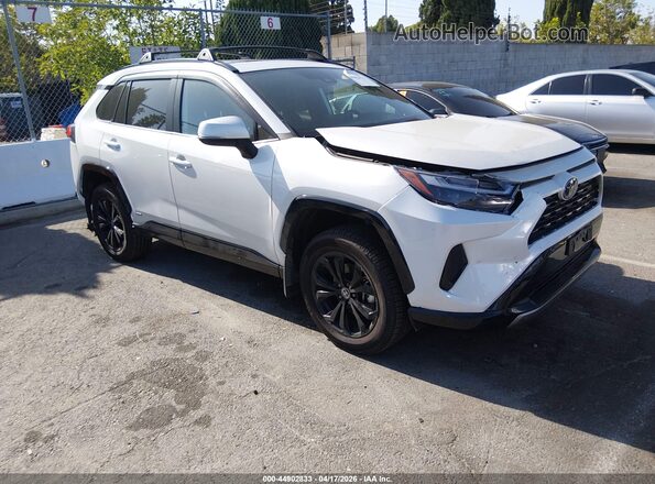 2T3T6RFV9RW049290 2024 TOYOTA RAV4 HYBRID White Przód prawy