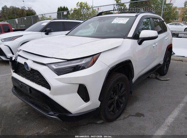 2T3T6RFV9RW049290 2024 TOYOTA RAV4 HYBRID White Przód lewy