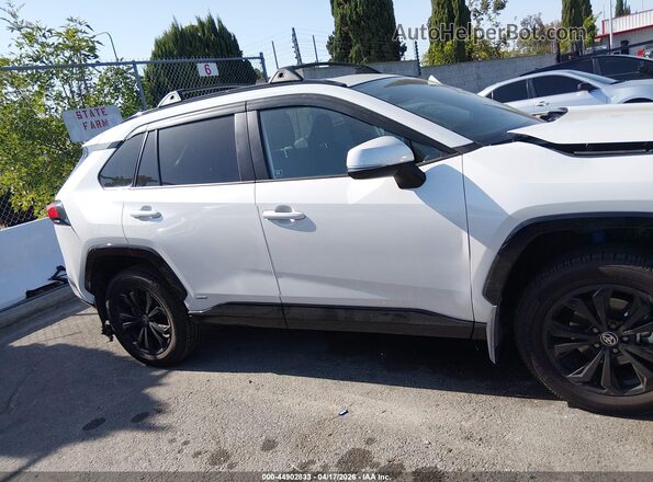 2T3T6RFV9RW049290 2024 TOYOTA RAV4 HYBRID White Widok wnętrza z tyłu