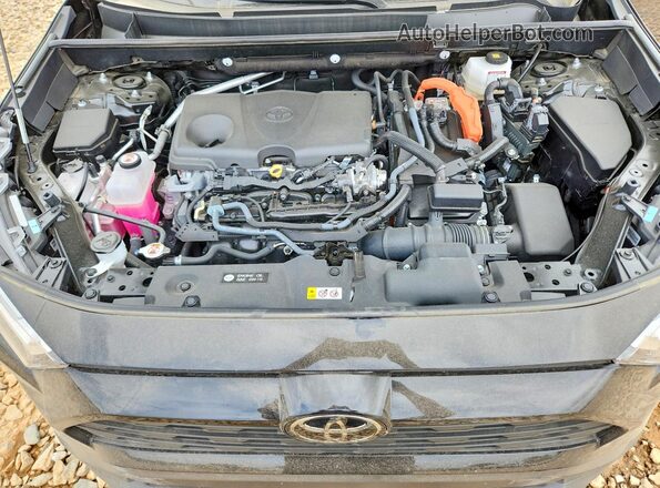 2T3UWRFV5SW254681 2025 TOYOTA RAV4 Black ძრავის განყოფილების ხედი