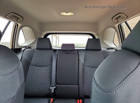 2T3UWRFV5SW254681 2025 TOYOTA RAV4 Black უკანა სავარძლების ხედი