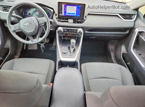 2T3UWRFV5SW254681 2025 TOYOTA RAV4 Black წინა პანელის ხედი