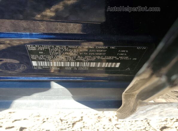 2T3W1RFV7SW371380 2025 TOYOTA LE Blue ძრავის განყოფილების ხედი