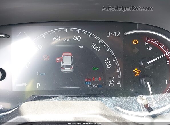 2T3W1RFV8PW288998 2023 TOYOTA LE Green Vista de los asientos traseros