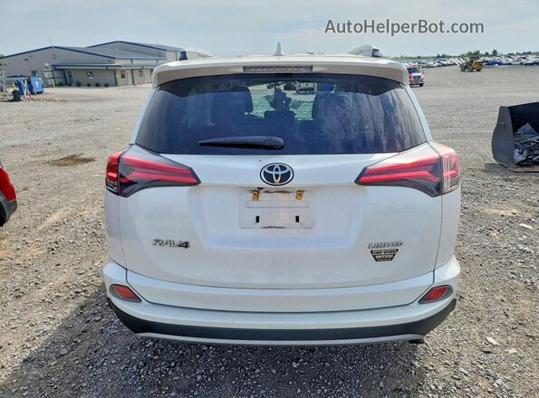 2T3YFREV2HW401132 2017 TOYOTA RAV White Widok z tyłu