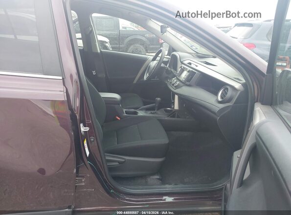 2T3ZFREV0JW508285 2018 TOYOTA LE Maroon Vista interior delantera