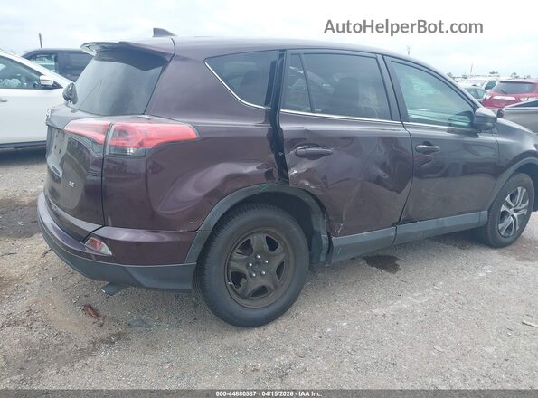 2T3ZFREV0JW508285 2018 TOYOTA LE Maroon Vista frontal