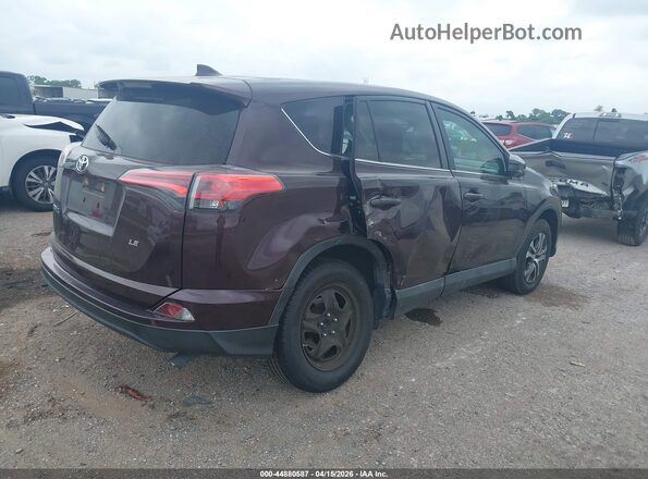 2T3ZFREV0JW508285 2018 TOYOTA LE Maroon Trasero derecho