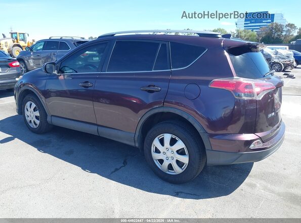 2T3ZFREV7HW365121 2017 TOYOTA LE Темно-бордовый Задняя левая четверть
