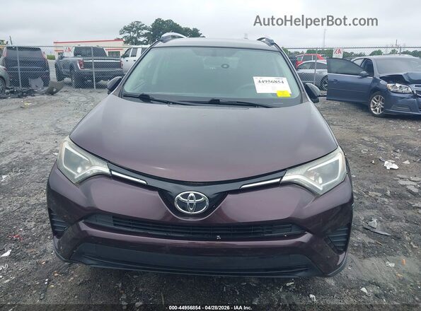 2T3ZFREV8GW241907 2016 TOYOTA LE Темно-бордовый Вид щитка приборов