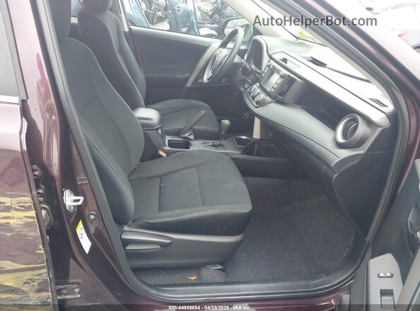 2T3ZFREV8GW241907 2016 TOYOTA LE Темно-бордовый Вид салона спереди