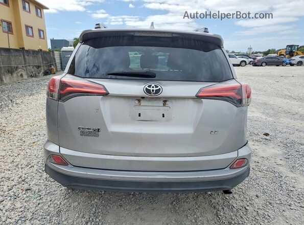 2T3ZFREV9HW334713 2017 TOYOTA LE Silver Вид ззаду