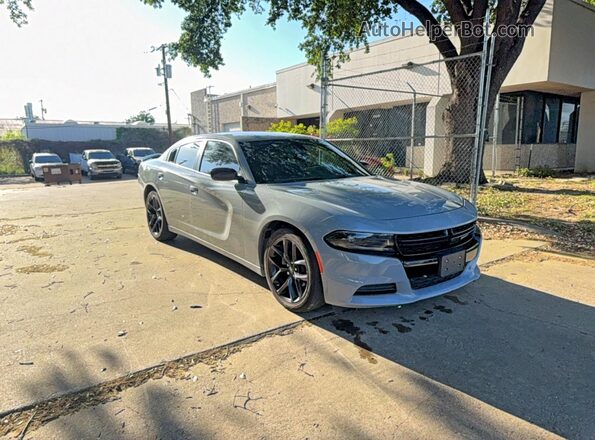 2C3CDXBG9NH186410 2022 DODGE CHARGER Серый Передняя левая четверть
