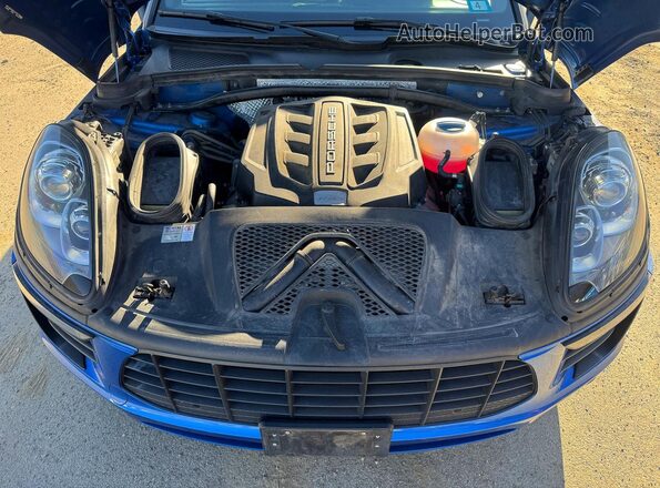 WP1AB2A50JLB34798 2018 PORSCHE MACAN Синий Вид панели приборов