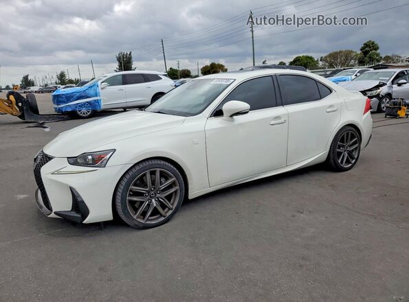JTHBA1D29J5066654 2018 LEXUS IS Белый Передняя левая четверть