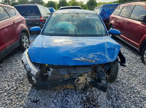 3KPA25AD2ME381537 2021 KIA RIO Blue Widok z tyłu