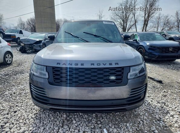 SALGS2RK8KA537651 2019 LAND ROVER RANGE ROVER Gray Widok z tyłu